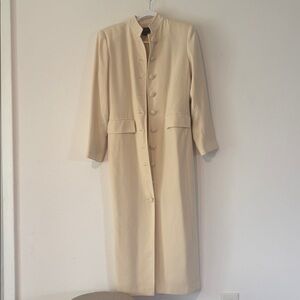 Cynthia Howie Cream Long Coat 6